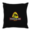 yoshi's island park Throw Pillow