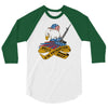 patriotism 3/4 Sleeve Shirt