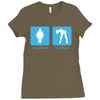 your girlfriend my girlfriend mens funny t shirt Ladies Fitted T-Shirt