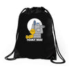 peanut wars Drawstring Bags