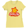 power up Ladies Fitted T-Shirt