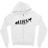 bike evolotions Zipper Hoodie