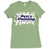 pete's painting Ladies Fitted T-Shirt