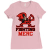 fighting merc Ladies Fitted T-Shirt