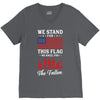 Stand For The Flag We Kneel For The Fallen V-Neck Tee