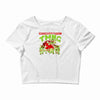 no pizza after midnight! Crop Top