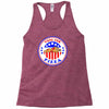vote for pizza president democrat Racerback Tank