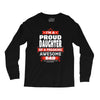 proud daughter dad Long Sleeve Shirts