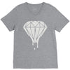 dripping diamond V-Neck Tee