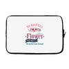 An April Girl Like AFlowers Laptop sleeve