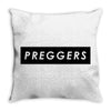 Preggers Throw Pillow