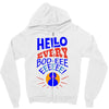 grover hello Zipper Hoodie