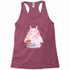 totoro with asian landscape Racerback Tank