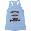 Super Cool Granddaughter Of A Freaking Awesome Father Racerback Tank