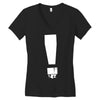 exclamation box Women's V-Neck T-Shirt