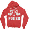 trust me i'm polish Zipper Hoodie