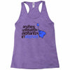 anything unrelated elephants Racerback Tank