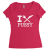 i eat pussy funny sex Women's Triblend Scoop T-shirt