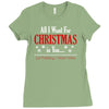 all i want for christmas is you Ladies Fitted T-Shirt
