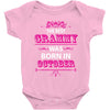 The Best Grammy Was Born In October Baby Onesie