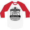 Made In 1997 And Still Awesome 3/4 Sleeve Shirt