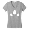 Chicken and Little Chick Women's V-Neck T-Shirt