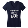 the janoskians dogs gonna bark Women's V-Neck T-Shirt