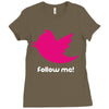 follow me Ladies Fitted T-Shirt