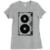 oldschool cassette Ladies Fitted T-Shirt