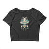 grumpy robot Crop Top