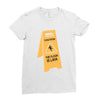 the floor is lava Ladies Fitted T-Shirt