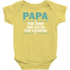 papa the man the myth the legend Baby Bodysuit