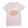 Little Peanut on the Way Ladies Fitted T-Shirt