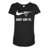 just cut it Maternity Scoop Neck T-shirt