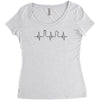 chess heartbeat Women's Triblend Scoop T-shirt