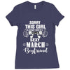 sorry this girl is already taken by a super sexy march boyfriend Ladies Fitted T-Shirt