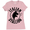 Rock Balboa italian stallion Ladies Fitted T-Shirt