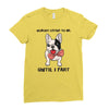 nobody listens to me Ladies Fitted T-Shirt