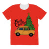 merry christmas car All Over Women's T-shirt