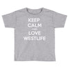 westlife white logo Toddler T-shirt
