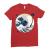 the great wave off sound Ladies Fitted T-Shirt