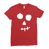 face skull Ladies Fitted T-Shirt