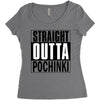 pubg - straight outta pochinki Women's Triblend Scoop T-shirt