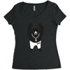 Black Bear Metal Women's Triblend Scoop T-shirt