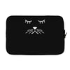 whiskers cat dog cute puppy animal baseball jersey Laptop sleeve