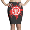 red logo Pencil Skirts