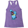 blue crocodile! Racerback Tank