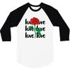 Love Rose 3/4 Sleeve Shirt