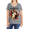 anarchy angel Ladies Curvy T-Shirt