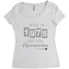 made in 1975 and still awesome Women's Triblend Scoop T-shirt